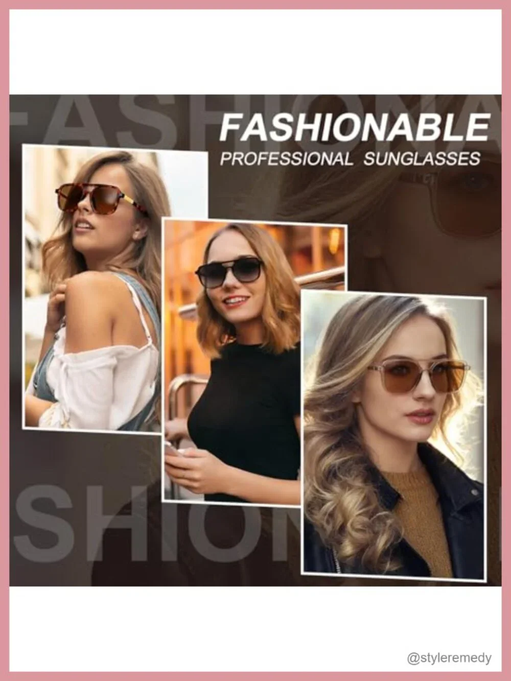 4 Pairs Retro Aviator Sunglasses Polarized UV400 Rectangle Sun Glasses